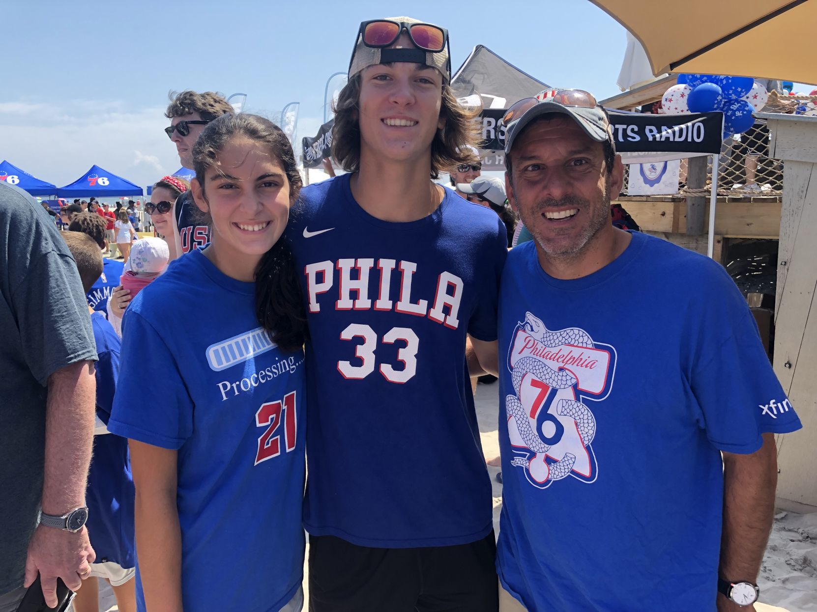 SEEN at 76ers Summer Shore Tour in Wildwood
